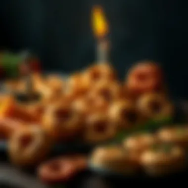 An assortment of various sutlu tatlıs displayed artistically