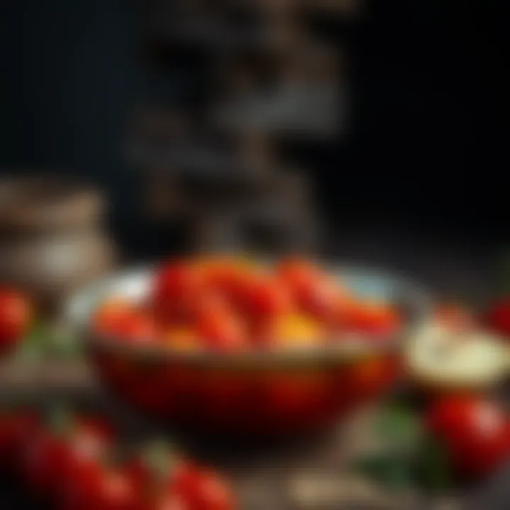 A rich and appetizing bowl of mixed sauce