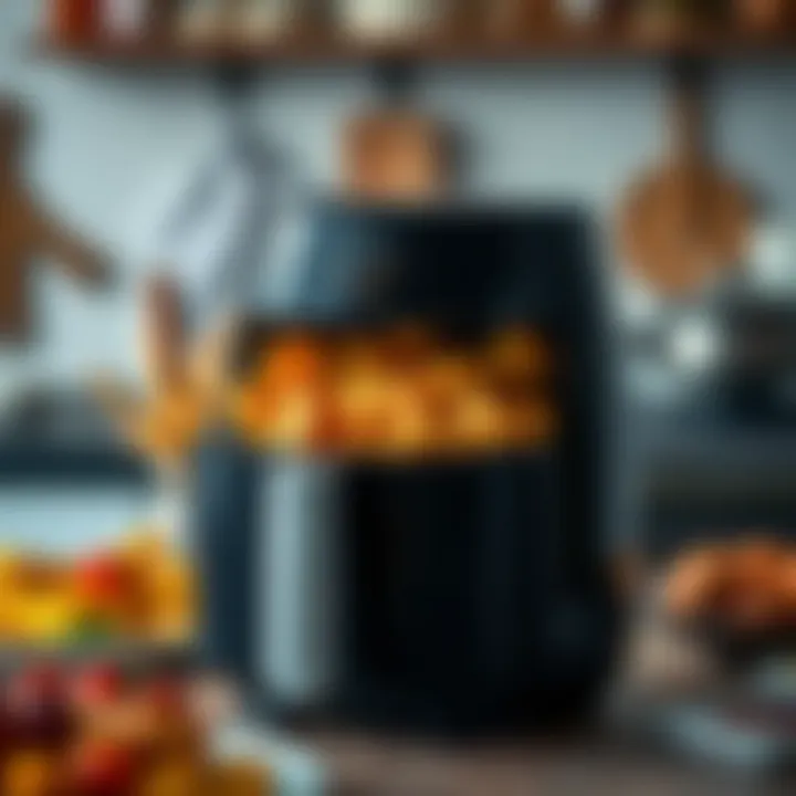 Tefal air fryer features highlighted