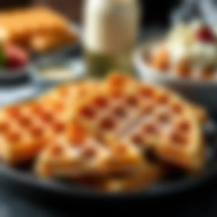 Selection of Waffle Batter Options Selection of waffle batter options