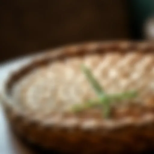 A beautifully crafted wicker tray showcasing intricate patterns