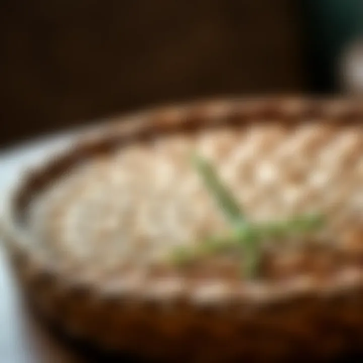 A beautifully crafted wicker tray showcasing intricate patterns