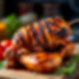 Perfectly Grilled Chicken Deliciously grilled chicken prepared in an air fryer