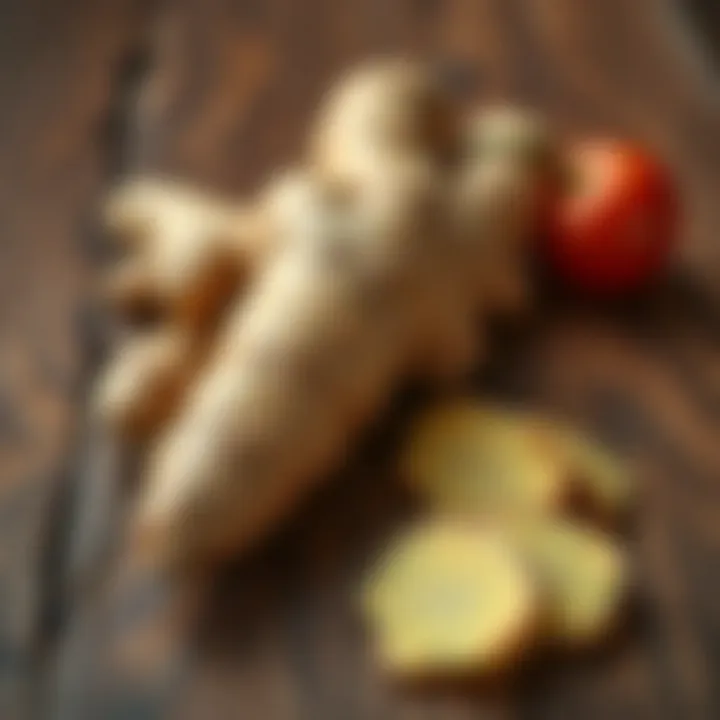 The Versatile Ginger Root Fresh ginger root on a wooden surface