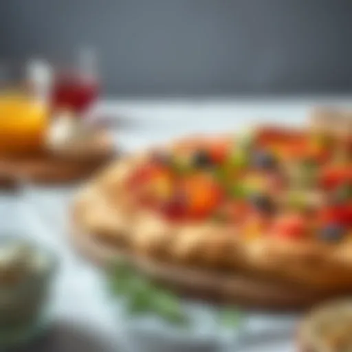 A beautifully baked Yilmazlar Pide showcasing its unique toppings