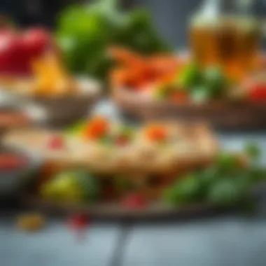 A healthy serving suggestion for Yilmazlar Pide with fresh vegetables