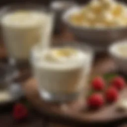 Freshly collected yogurt kaymağı ready for butter transformation