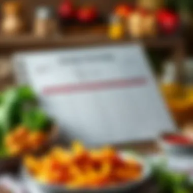 A well-organized planner with meal prep ideas and workout schedules, highlighting planning for success.